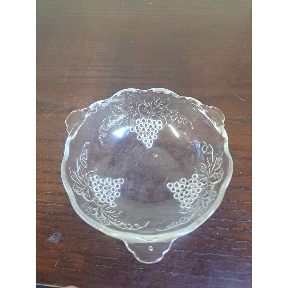 1950s Anchor Hocking Grape And Vine Dessert Bowl